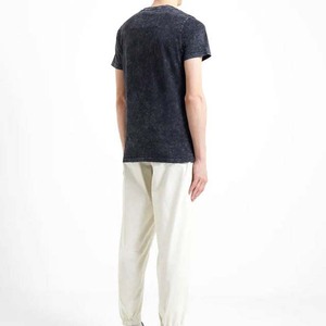 T-shirt OEM 2026 personnalisé imprimé délavé à l'acide pour homme, coupe oversize décontractée, design Ringer, en coton épais 100% fabriqué avec un procédé de délavage à l'acide - Product Image 5