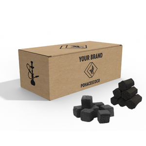 ถ่านชิชาคุณภาพสูง พรีเมียม ผลิตจากกะลามะพร้าวธรรมชาติ 100% รับผลิตแบบ OEM และติดฉลากสินค้าส่วนตัว - Product Image 1