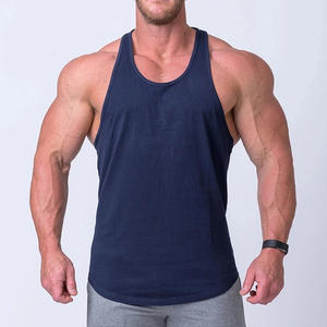 Camiseta sin mangas de entrenamiento y correr sin mangas para hombre personalizada directa de fábrica OEM cantidad precio bajo - Product Image 5