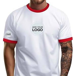 T-shirts Bella Canvas Canvas C3055 pour hommes, modèle Robertson Heather Ringer - Product Image 3