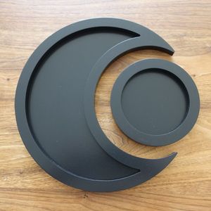 Bandeja Lunar de Madera con Acabado de Lujo |   Artesanía de Calidad Hecha a Mano |   Fabricante Mayorista a Granel - Product Image 1