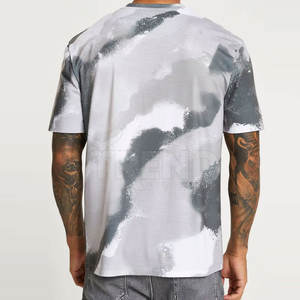 Marque qualité 100% coton hommes T-shirt col rond Design de mode Slim Fit solide T-shirts hommes hauts t-shirts à manches courtes T-shirt pour hommes - Product Image 2