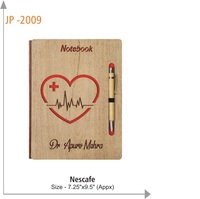 Organisateur/Agenda en bambou A5 personnalisable, spirale, luxe, écologique, reliure thermique personnalisée, promotionnel, pour l'école