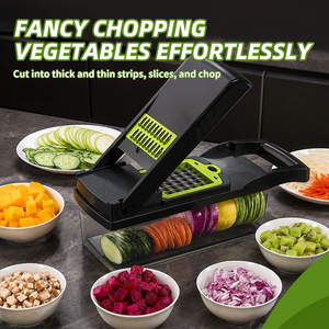 Metal Multi-Function Vegetable Potato Slicer Manual Kitchen Tool for <strong>Dicing</strong> <strong>Slicing</strong> Shredding Vegetables - Product Image 1