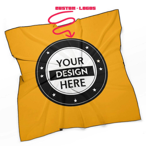 Pañuelo Cuadrado con Logotipo Personalizado, Tela Estampada con Servicio de Etiqueta Blanca para Regalos Promocionales y Marketing - Product Image 1