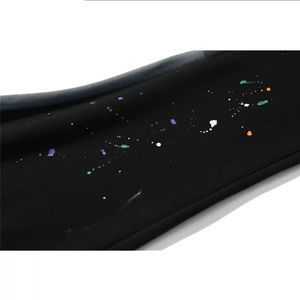 Recién llegado, pantalones de chándal apilados, pantalones casuales Acampanados para correr, pantalones de chándal con pintura de grafiti, pantalones de chándal acampanados con cordón de retazos para hombres - Product Image 5