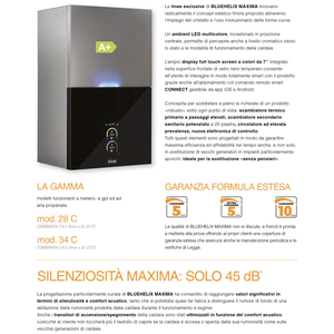 Chaudière à condensation Ferroli Bluehelix Maxima 28C ErP 28 kW pour système de chauffage domestique, compatible méthane ou GPL - Product Image 4