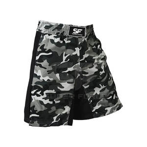 Durable MMA <b>Shorts</b> Elastic Waistband Kickboxing And Grappling Fight <b>Shorts</b> Quick <b>Dry</b> MMA <b>Shorts</b> - Product Image 2