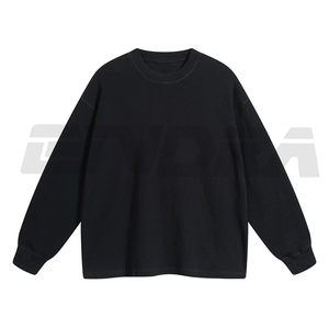 Suéter de cuello gofrado para hombre, estilo Hong Kong de gran tamaño, abrigo holgado de calle para primavera y otoño, nuevo diseño de moda para - Product Image 4