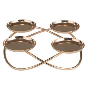 Metal Gold Plated T Light <b>Candle</b> Stand Handmade <b>Candle</b> Shiny Finished Luxury Design <b>Candle</b> Stand for Living Room Decoration - Product Image 1