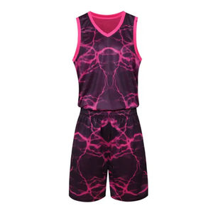 Personalizado barato de buena calidad uniforme de baloncesto de malla de Material en blanco Reversible al por mayor de baloncesto juvenil Jersey uniforme conjunto - Product Image 4