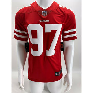 Nueva camiseta personalizada en blanco de fútbol americano, Camiseta deportiva atlética de malla, camiseta de Rugby, uniformes, camiseta - Product Image 2