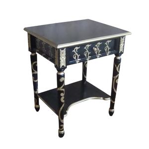 Mesitas de Noche Estilo Francés, Reproducción Antigua, Mesa Auxiliar Clásica, Mesa para Lámpara, Muebles para el Hogar de Estilo Europeo - Product Image 2