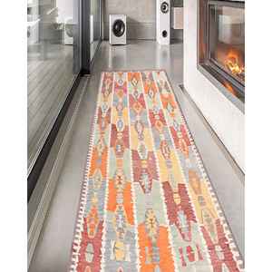 Turkish Design Boho <b>Runner</b> Rug, Soft Printed <b>Carpet</b> With Geometric Pattern,Nonwoven Thin Rug - Product Image 1