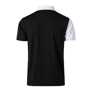 Polos en coton respirant pour hommes été multicolore hommes polos à manches courtes contraste couleur élégant été t-shirt - Product Image 3