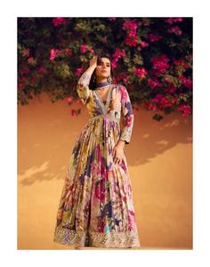 ชุดเดรสผ้าไหมลายจีนแท้แบบพรีเมี่ยมชุดเดรสงานปักลาย - Product Image 2