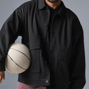 Veste de streetwear pour hommes coupe-vent surdimensionné à la mode avec fermeture éclair et poches, veste décontractée légère et élégante - Product Image 2
