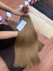 Venta al por mayor de extensiones de cabello humano liso a granel, las mejores extensiones de cabello, cabello crudo vietnamita sin caída - Product Image 6