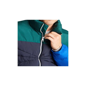 Chaqueta de invierno con logotipo personalizado para hombre, diseño deportivo Formal de nailon, impermeable, acolchado, soporte de lana, rompevientos de burbujas, con capucha para exteriores - Product Image 5