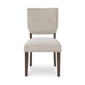 Veramond Chaise de salle à manger rembourrée Teck Acajou Bois de Suar Autres meubles de salle à manger San Pierre Noyer 0612475 - Product Image 1