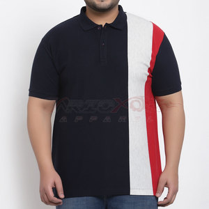 เสื้อยืดโอเวอร์ไซส์สไตล์ลำลองสำหรับผู้ชาย แขนสั้น คุณภาพสูง ผ้าถักนุ่ม ไม่หด กระดุมติดด้านหน้า ไซส์พลัส - Product Image 1