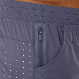 Plus lisse et plus doux 80% Nylon 20% élasthanne moka hommes Compression doublé tissé baggy entraînement court avec poches avant - Product Image 6