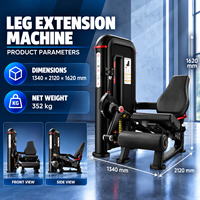 Machine à extensions de jambes sélectionnables BN Hotel Gym Club pour le renforcement des quadriceps, équipement de fitness commercial