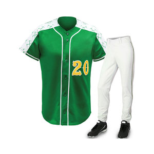 Uniforme de baseball de qualité supérieure avec logo personnalisé, respirant, anti-humidité, séchage rapide, motif personnalisé, nouveau style - Product Image 1