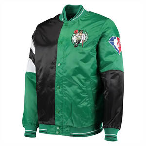 Chaqueta Bomber Unisex de Invierno con Cuello Alto, Bordado 3D Vintage y Parches de Letras Bordadas Personalizadas - Product Image 2