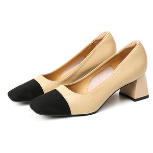 Zapatos Mary Jane de Estilo Francés para Primavera y Verano, Zapatos Planos de Cuero con Suela Gruesa de Estilo Británico Retro, Zapatos de Tacón Alto Dulces y Elegantes - Product Image 1