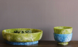 Tazón de Resina Personalizado al Mejor Precio, Hecho en India para Eventos de Boda, Producto de Mesa con Forma y Tamaño Personalizados, Tazón de Ensalada Degradable - Product Image 5