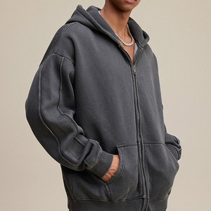 Sudadera Esencial 2025 de Color Sólido, Felpa Premium 100% Algodón, Invierno, Logotipo Personalizado Bordado, Impresión Digital para Hombre - Product Image 2