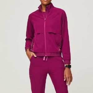 แจ็กเก็ตขัดตัวสำหรับแพทย์พยาบาลพยาบาลทางการแพทย์ใส่ได้ทั้งชายและหญิงมีซิปสำหรับใส่ได้ตามต้องการโลโก้ - Product Image 5