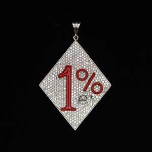 Hip Hop Style Custom <b>Pendant</b> Iced Out logo Name <b>Pendant</b> Moissanite Diamond 925 Sterling <b>Silver</b> Fashion Design for <b>Men</b> Necklace - Product Image 1