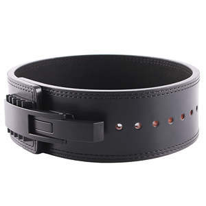 Custom Logo Gym Back Body Building Support Leather Lever <b>Belt</b> <b>Powerlifting</b> Weightlifting <b>Belt</b> for Men - Product Image 3