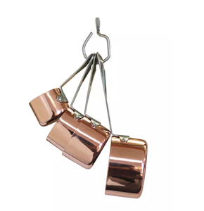 ช้อนตวงทองแดงช้อนตักชาขายดีสำหรับจัดห้องครัวทำด้วยมือดีไซน์ทันสมัย - Product Image 5