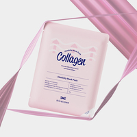 [Rivecowe] Masque Coréen Collagène Élastifiant 25ml*10pc – Soin à Domicile pour Hydratation et Anti-Rides
