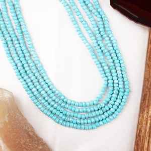 Collier de perles de pierres précieuses naturelles jaunes 8mm rond à facettes sans nickel sans plomb cadeau de nouvel an pour elle pour la fabrication de bijoux - Product Image 6