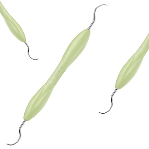 Langer 5/6 Curettes parodontales Grip en silicone Instrument dentaire pour le détartrage en profondeur et le rabotage des racines Outil d'hygiène haut de gamme - Product Image 1