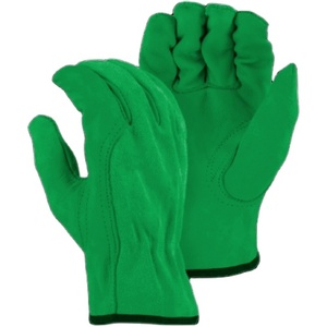 Comfortable Safety Construction <b>Gloves</b> Soft Hand Arm Protection Goat Grain & Cowhide Split Leather Anti-Cut <b>Drivers</b> Heat - Product Image 3