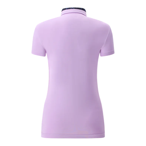 Algodón de manga corta para mujer para Polo Ropa deportiva transpirable Dry Fit con logotipo personalizado OEM ODM Ropa de golf con sólido - Product Image 3