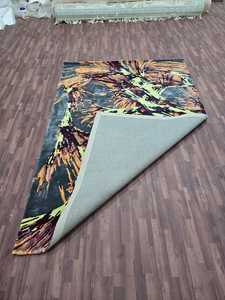 Alfombra de lana con mechones a mano de calidad superior, diseño abstracto geométrico, tamaños personalizables, alfombras y juegos de alfombras Premium hechas a mano - Product Image 6