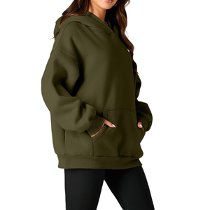 Sweats à capuche pour femmes, logo personnalisé, sweats en molleton pour hommes, vente chaude, haute qualité, surdimensionnés, épaules tombantes, sweats à capuche colorés - Product Image 3