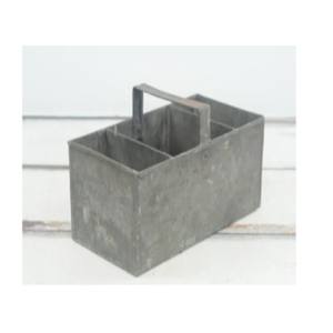 Estante de almacenamiento de tres compartimentos para cocina antiguo galvanizado grande de calidad Superior Ideal para organización de hoteles y restaurantes - Product Image 1