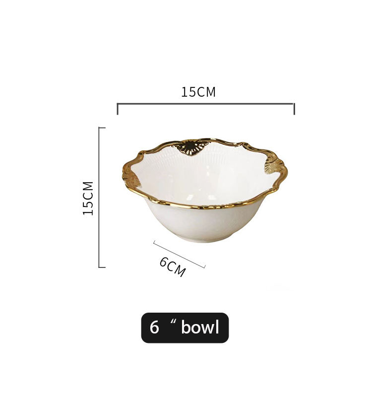 ชามกลมขนาด 6 นิ้ว