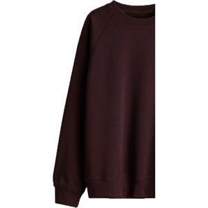 เสื้อสเวตเชิ้ตผู้หญิงแบบคอกลม ปักลาย ผ้าฟลีซสีน้ำตาล เป็นมิตรกับสิ่งแวดล้อม ระบายอากาศ กันลม ผลิตจากโพลีเอสเตอร์/คอตตอน น้ำหนัก 340 กรัม แขนยาว สำหรับฤดูหนาว - Product Image 6