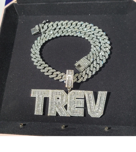 จี้เพชรเพชรโมอิสซาไนต์ประดับเพชรหรูหราหรูหราไม่มีตัวตน VVS จี้เงินสเตอร์ลิงฮิปฮอปสำหรับงานปาร์ตี้และสเน่ห์ - Product Image 1