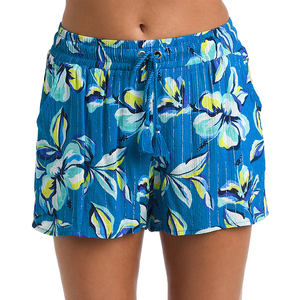 Adjustable Waistband <b>Women's</b> Board <b>Shorts</b> with Worsted Fabric Eco-Friendly & Breathable Quick-Dry Beach Trunks - Product Image 4