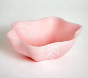 Bols à fruits et salade en résine de grande taille, ronds et raffinés, modernes et écologiques, avec bols de service faits à la main de qualité supérieure - Product Image 1