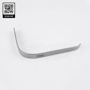 Depresor de Lengua de Acero Inoxidable de Alta Calidad, Instrumentos Quirúrgicos ORL, Espátula de Lengua Médica Reutilizable, Certificación CE ISO - Product Image 1